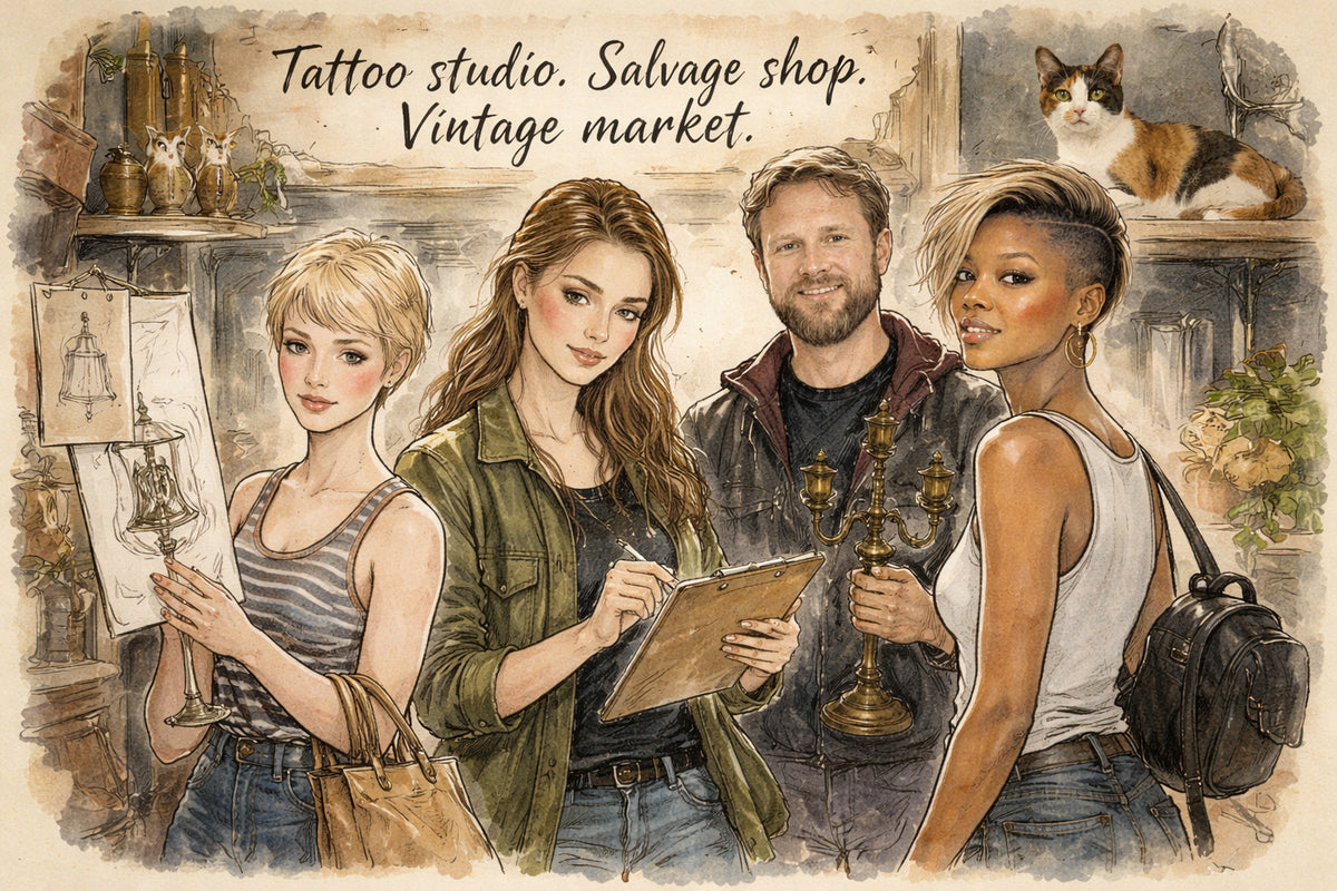 Where does your guild go to actually find the props for Motorcycles and Tattoos?