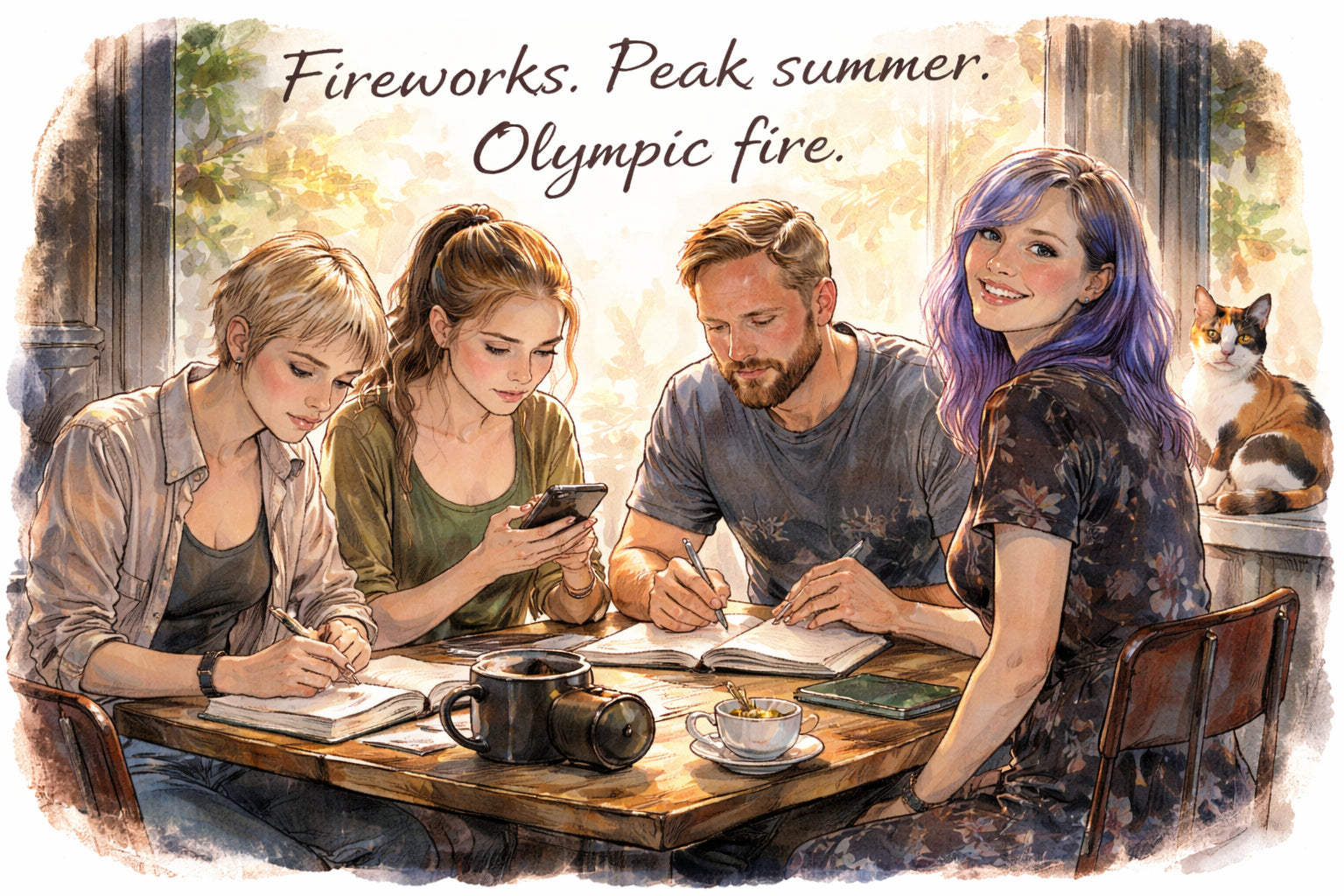 What are the top 3 things the world will be preoccupied with during July?