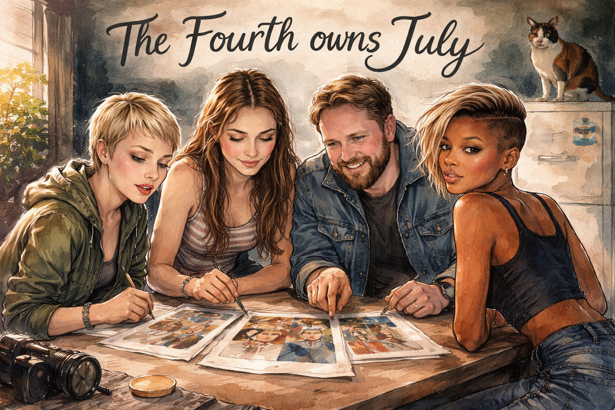 Of Fourth of July content, peak summer freedom content, and Olympic athlete content — which one owns July completely?
