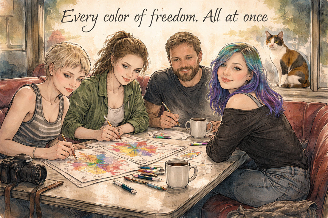 Now tell me what a Colors of Freedom photoshoot looks like when we do it right.