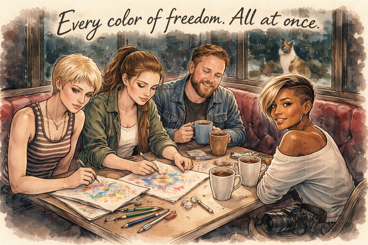 Now tell me what a Colors of Freedom photoshoot looks like when we do it right.