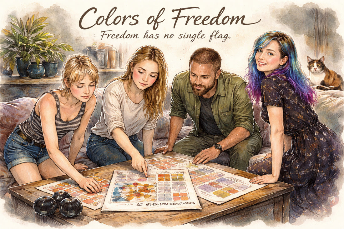 Of Red White and Blue, Stars and Stripes, and Colors of Freedom — which one are we doing and why?