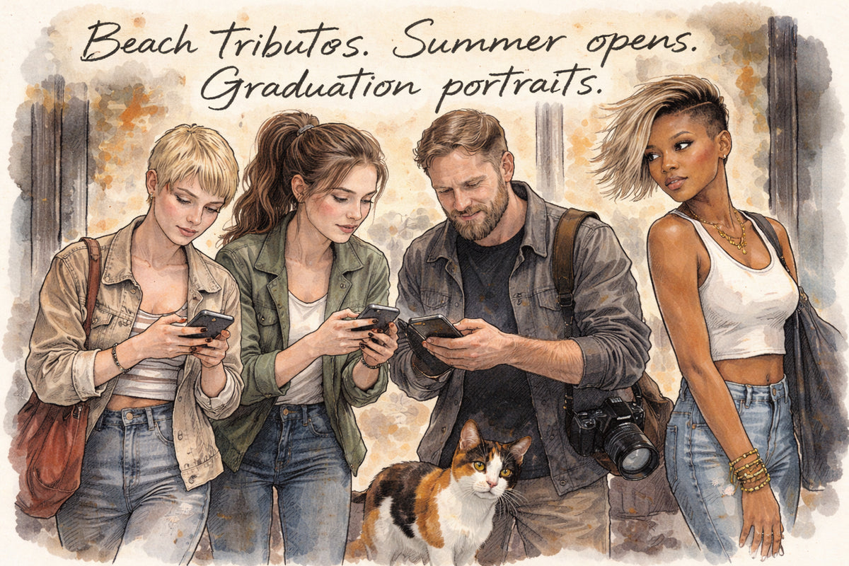 Of Mother's Day, the start of summer, and graduation — which ones actually take over the feeds visually?