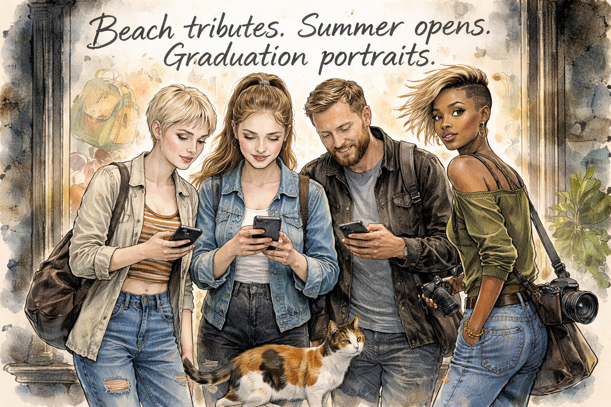 Of Mother's Day, the start of summer, and graduation — which ones actually take over the feeds visually?