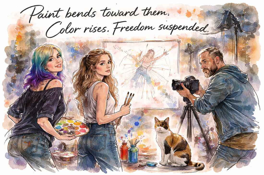 This is it — how does Magic actually break through in a Colors of Freedom photoshoot?
