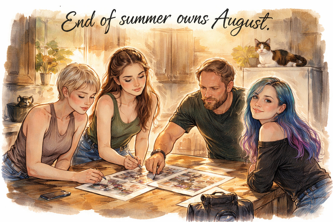 Of end of summer content, final vacation photography, and back to school content — which one owns August completely?