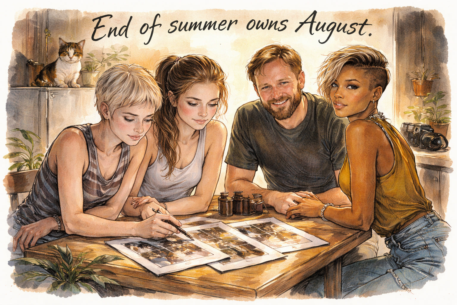 Of end of summer content, final vacation photography, and back to school content — which one owns August completely?