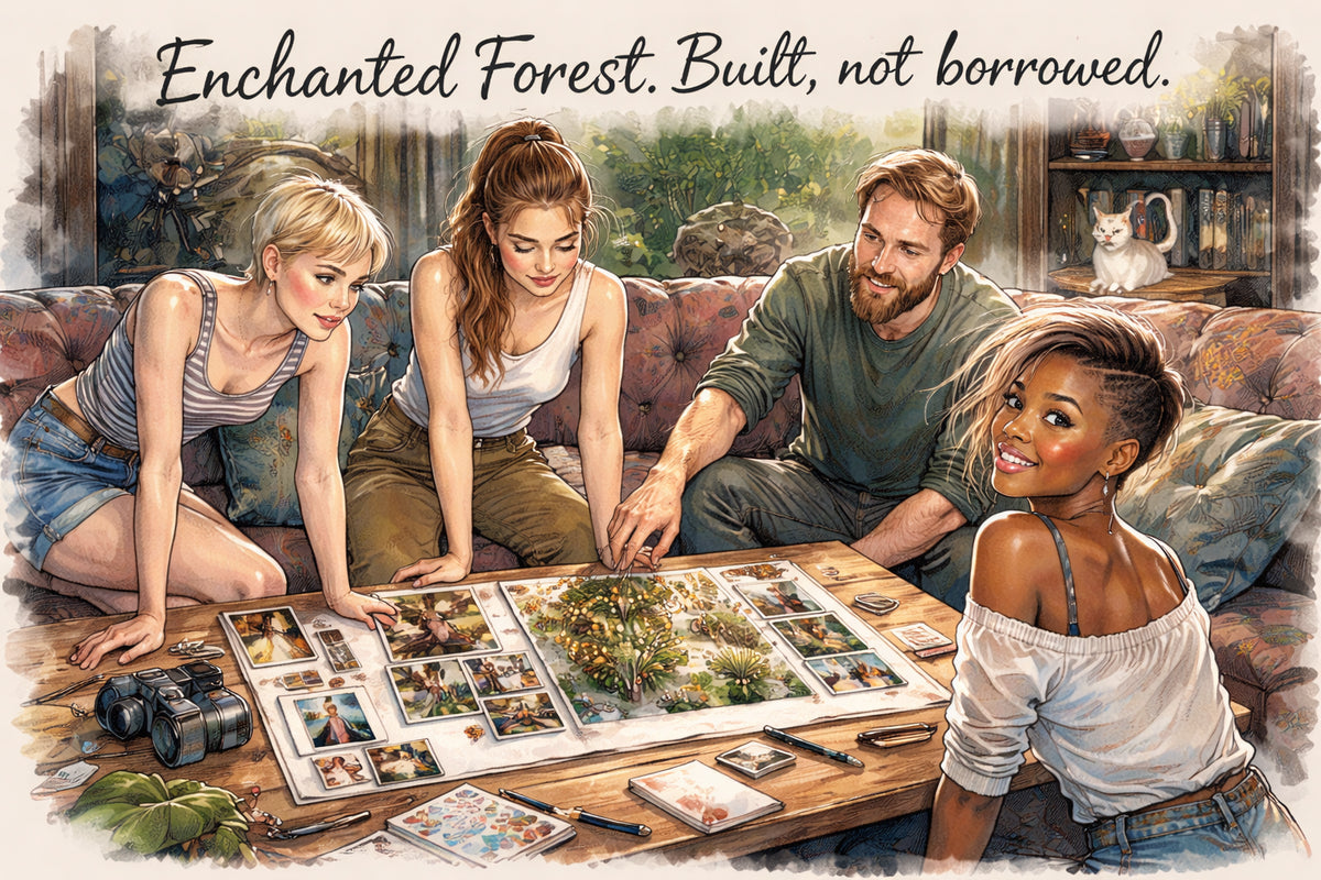Of Wildflower Fields, Midsummer Night's Dream, and Enchanted Forest — which one are we doing and why?