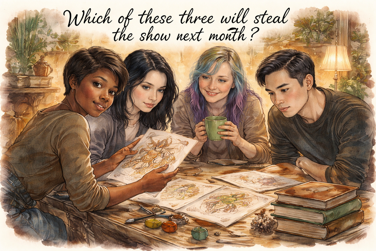 Which of these three will steal the show next month?