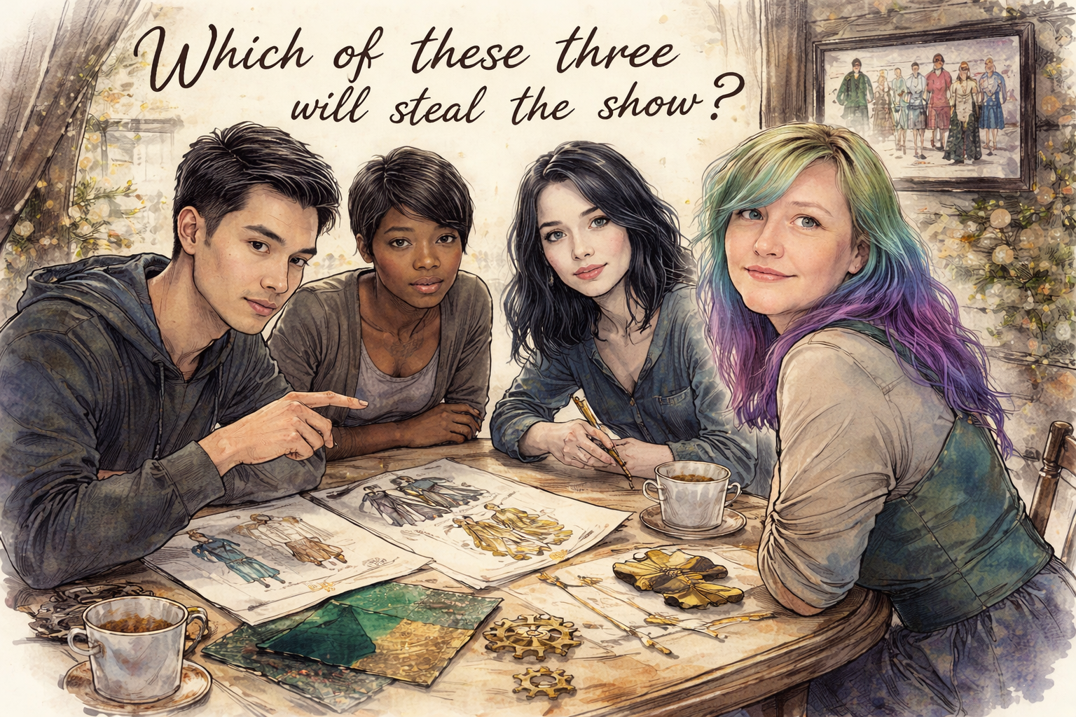 Which of these three will steal the show?