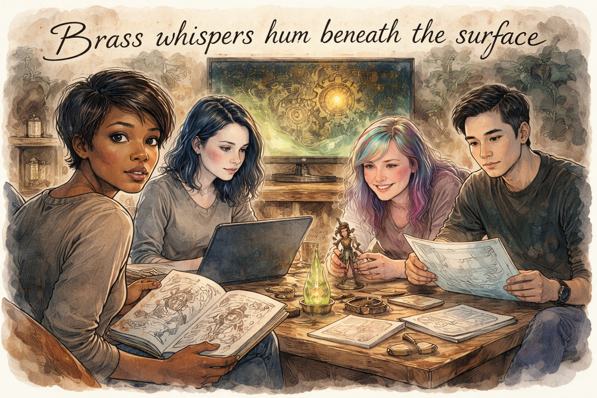 Brass whispers hum beneath the surface