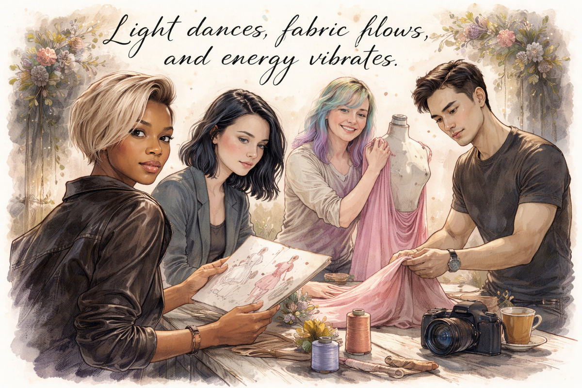 What are the top 3 physical tension intensifiers — light, air, and movement — for a Spring Festival photoshoot?