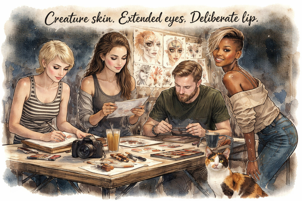 What does the face look like in an Enchanted Forest photoshoot?