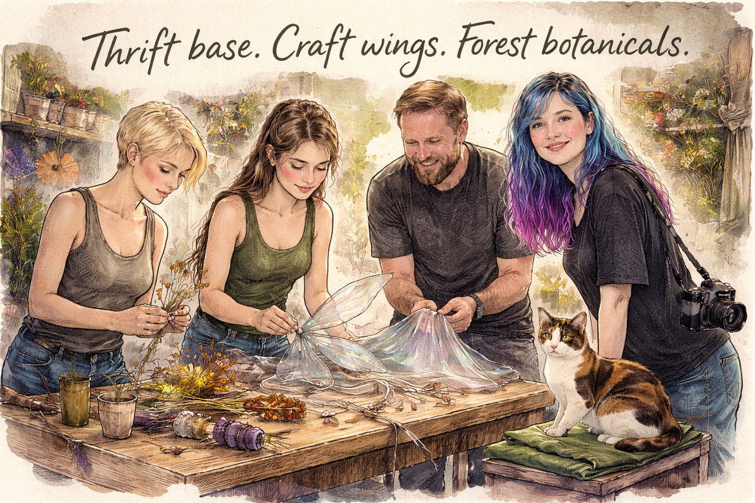Where does your guild actually go to find the materials for Enchanted Forest?