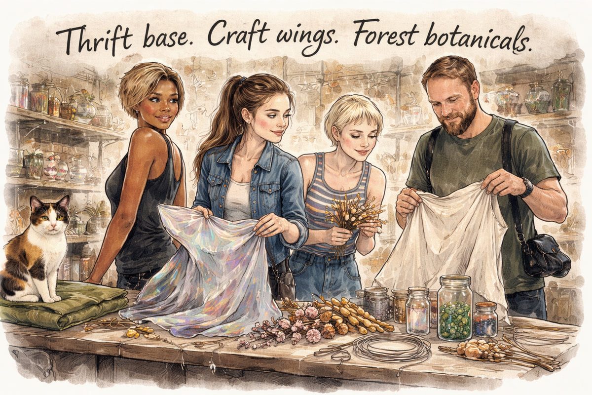 Where does your guild actually go to find the materials for Enchanted Forest?