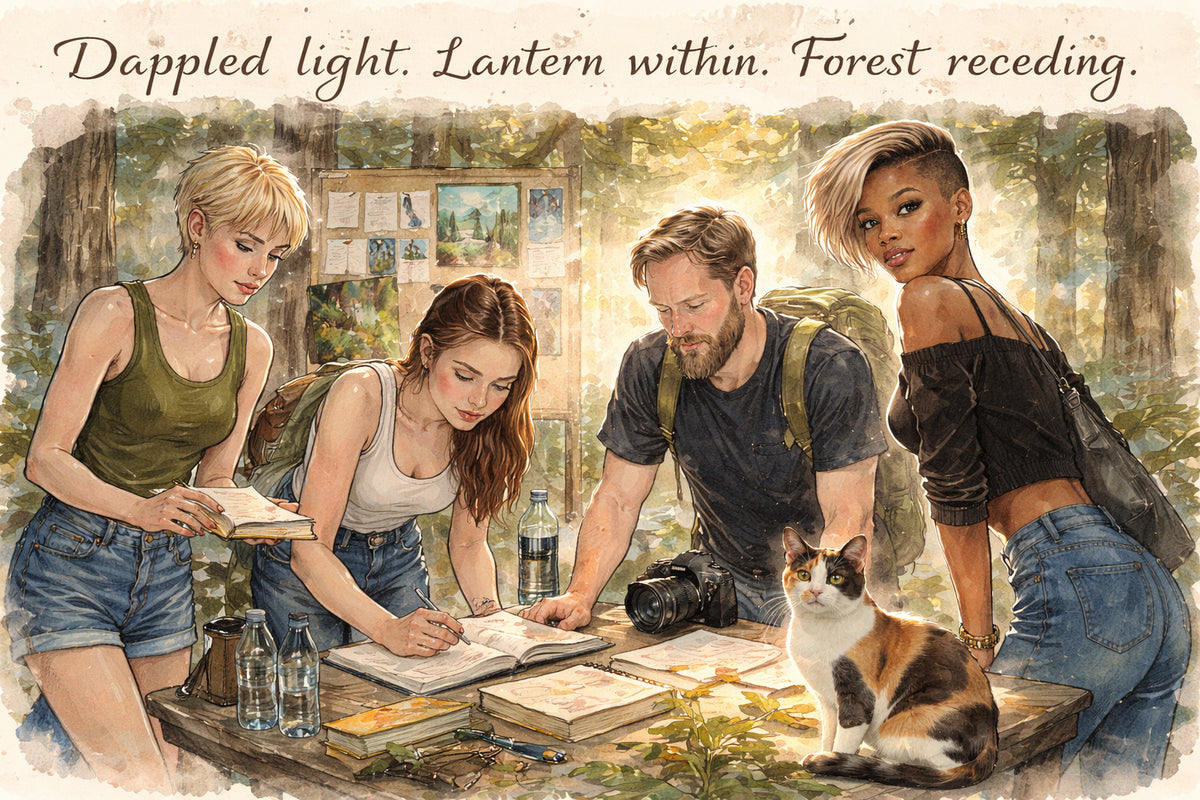 What does the atmosphere of an Enchanted Forest shoot actually feel like when you are standing in it?