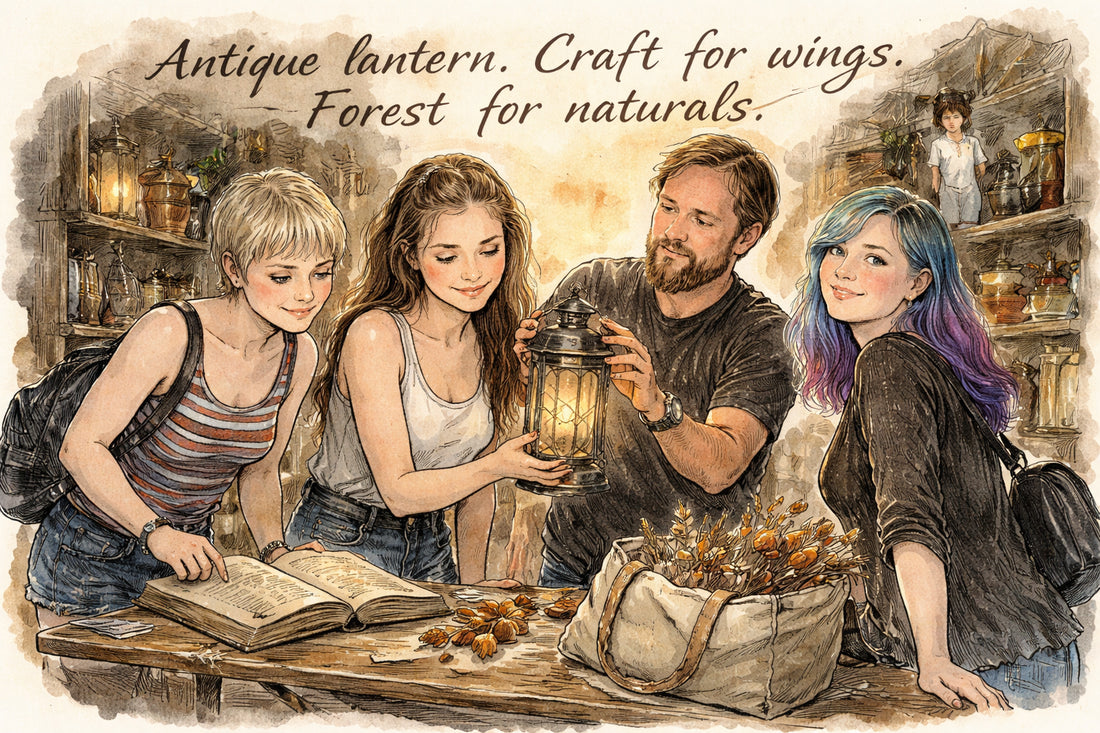 Where does your guild go to actually find the props for Enchanted Forest?