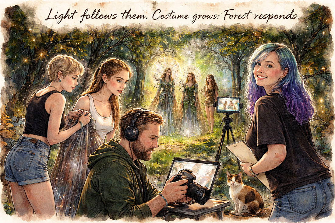 This is it — how does Magic actually break through in an Enchanted Forest photoshoot?