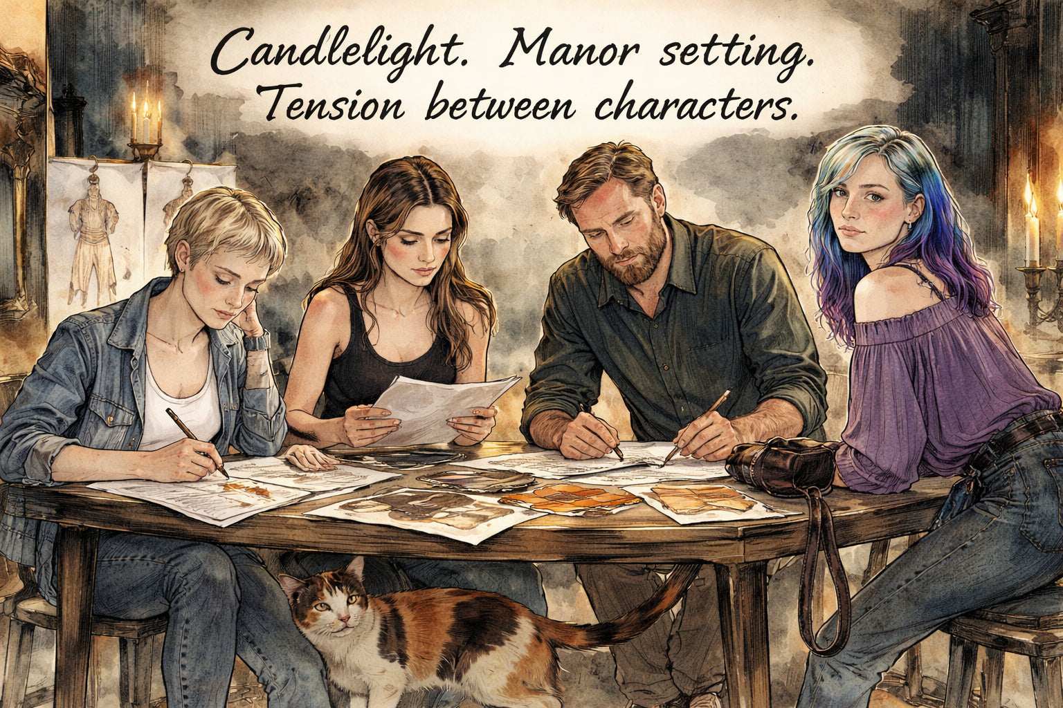 Beyond the obvious — what else has to be in every Murder Mystery and Magic shot?