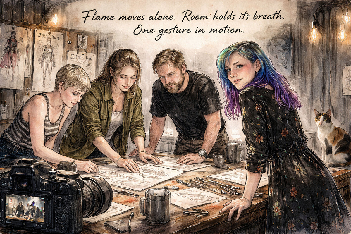 What are the three things that add physical tension to a Murder Mystery and Magic frame?