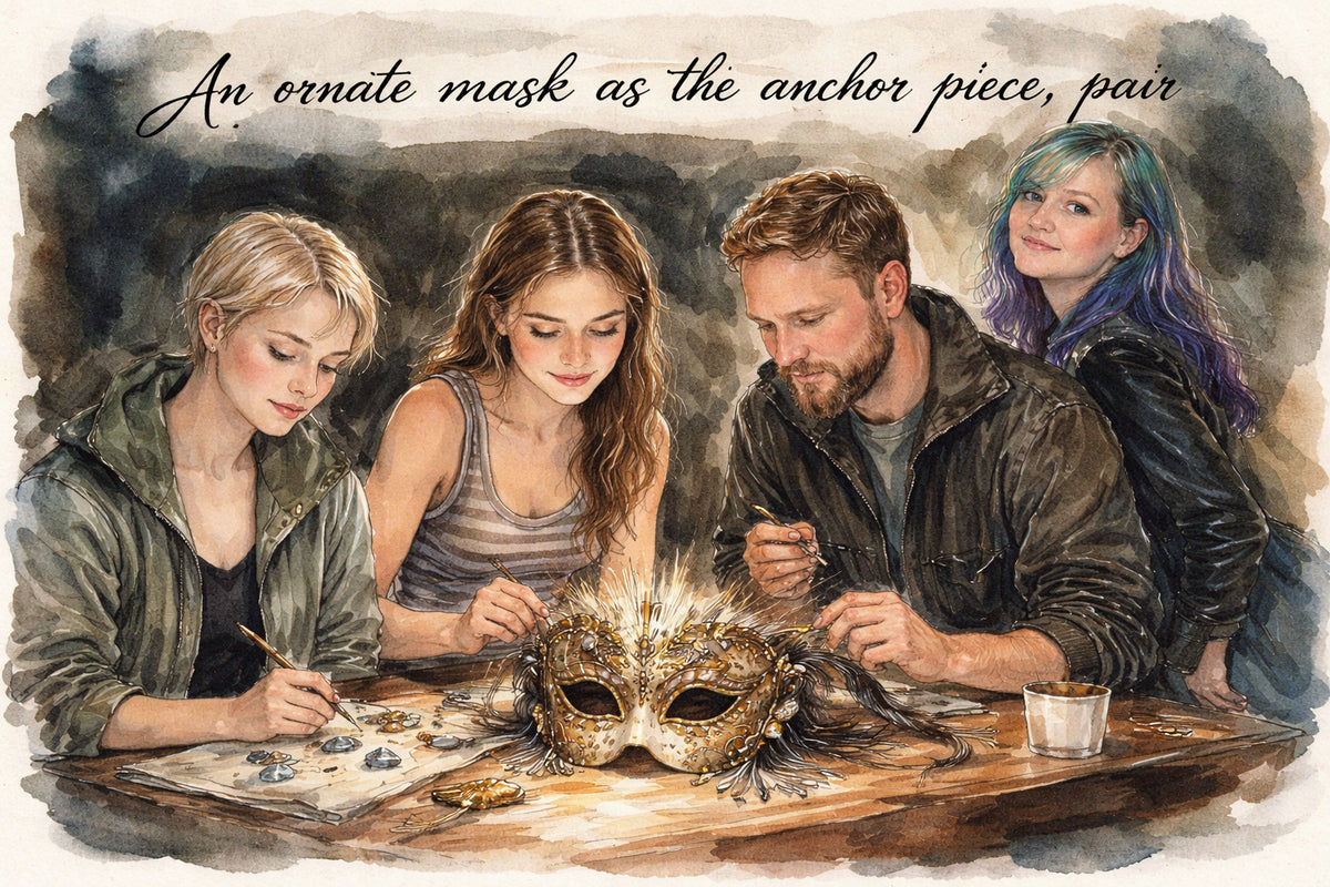 What about the accessories — what's the Secrets Masquerade direction there?