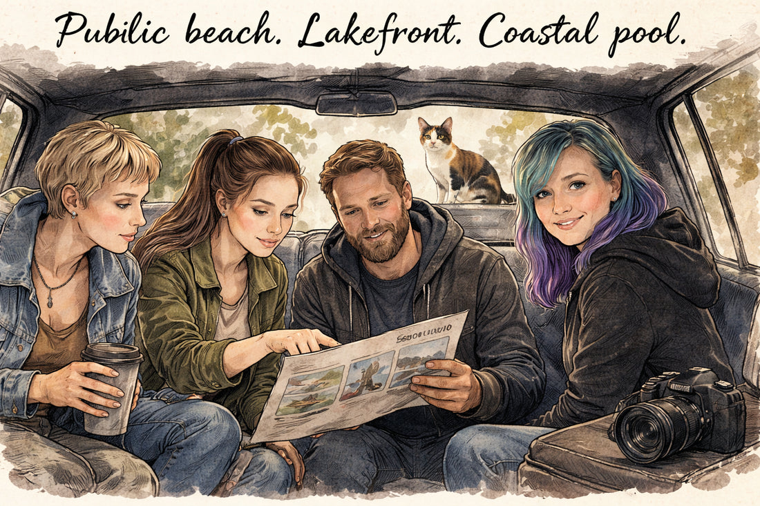Realistically, what are three budget-friendly locations that actually work for Sun-Kissed Shores?
