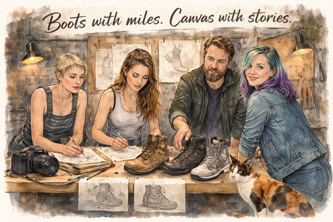 What goes on the feet for Motorcycles and Tattoos?